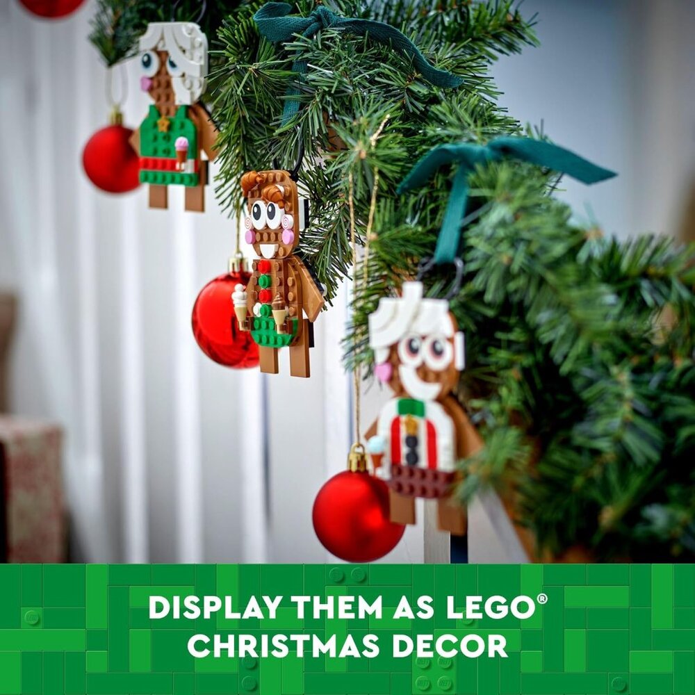 NEW Lego Gingerbread Ornaments Christmas Tree Decor Building Set 40642 Includes - Picture 6 of 16